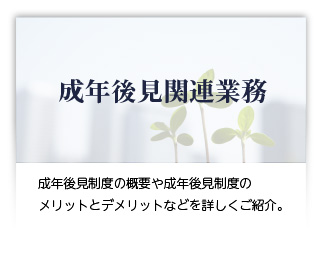 成年後見関連業務